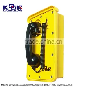 KNSP-10 Waterproof Industrial Telephone With Speed Dial Function for Railway Function for Outdoor Telephone thumbnail-2