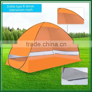 Portable Single Layer Steel Wire Pole Material Beach Tent thumbnail-1