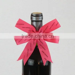Gold Pre-tied Satin Ribbon Bow With Elastic Loop Gift Packaging/magnificent Satin Ribbon Bow/pre Made Mini Satin Ribbon Bow thumbnail-1