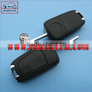 OkeyTech Opel Vectra 3 Buttons Remote Key Shell HU100 Blade for Opel Vectra Key Opel Filp Key Shell for Opel thumbnail-1