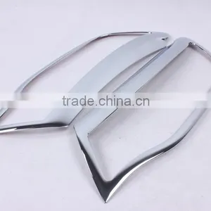 Car Head Lamp Cover 2 Pcs ABS Chrome For Renault Kwid 2016 Accessories thumbnail-2
