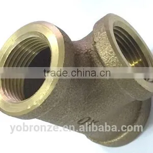 Taiwan Made Brass 45 Degree y Branch Pipe Fitting Lateral Tee thumbnail-1