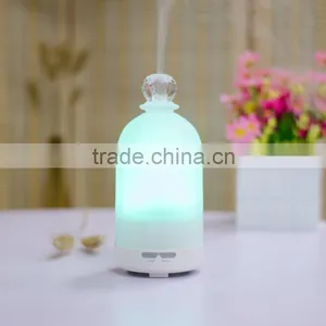 7 Color LED /warm Light Glass Aroma Air Freshener Humidifier thumbnail-2