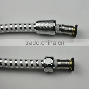 Best Quality PVC White and Silver Shower Tube Flexible Hose thumbnail-2