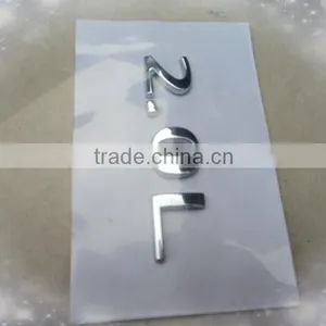 2.0L Truck Plastic Chrome Letters thumbnail-4