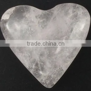 20*30mm Natural Heart Rose Quartz Cabochons for Inlay Settings thumbnail-1