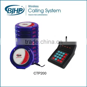 Wireless Transmitter and Receiver Vibrating Buzzer Pager for Restaurant /fast Food Court thumbnail-5