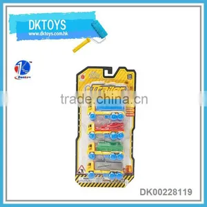 Shantou Toys Base Plastic Construction Truck Pull Back Car thumbnail-1