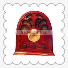 RETRO SHELF-STANDING JUKEBOX - Retro Radio - Wooden Speaker - 50s Gift thumbnail-1
