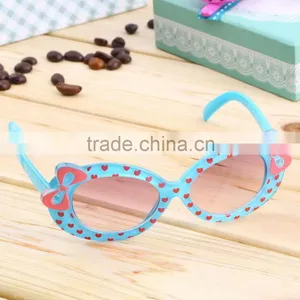 Fashion Baby Kids Children Sun Glasses Plastic Sunglasses Girls Bow Eyewear thumbnail-3