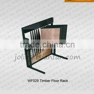 WF029 Wooden Flooring Display Racks / Page Turning Type Rack thumbnail-2