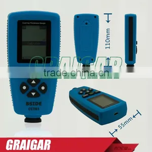 CCT01 Digital Portable Paint Coating Thickness Gauge Meter Width Measuring Instruments F/N Probe Tester 1300um / 51.2mils thumbnail-1