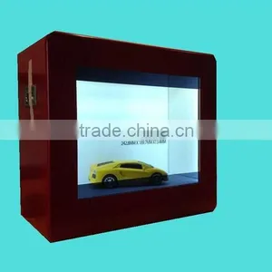 55 Inch Advertising Display Horizontal Touch Screen Transparent LCD Display thumbnail-1