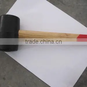 Rubber Hammer With Wooden Handle thumbnail-1