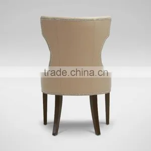 T-shape Wingback Diamond Tufting PU Leather Dining Chair thumbnail-4