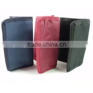 Mens Ladies Boys New Polyester Velcro Wallet Pouch thumbnail-3
