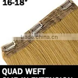 3 Layers Clip On Hair Extension - Human Hair Weaves thumbnail-1