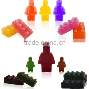 BPA Free Lego, Lego Building Bricks and Figures Silly Candy Molds Ice Cream Tools & Silicone Ice Cube Trays thumbnail-6