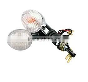 Universal Carbon Look Motorcycle Led Turn Corner Signal Indicator Light With Emark Certification thumbnail-1