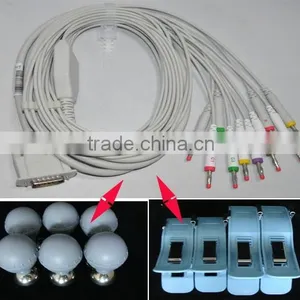 CE Approved 7 Inch Color ECG Machine/ Electrocardiograph/six Channel EKG Machine thumbnail-2