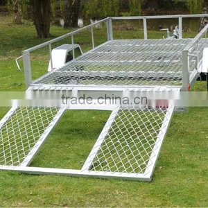 Atv Trailer With Plywood Floor and Mesh Ramp thumbnail-4