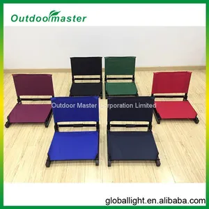 GYM Portable Adjustable Black Folding Stadium Chairs Stadium Seat thumbnail-1