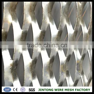 Building Facade Aluminum Streched Expanded Metal Mesh Sheet Fence thumbnail-1
