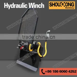 Skid Steer Loader Attachments Hydraulic Winch thumbnail-2