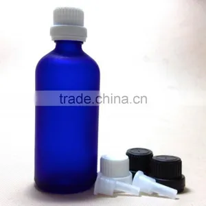 The New 100ml Blue Glass Bottle thumbnail-1