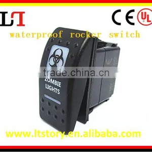 Motorcycle LED Light Waterproof Rocker Switch Printed thumbnail-4