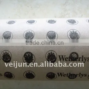 Nonwoven Fabric - Coffee Color With Printing, Application is Bags thumbnail-1