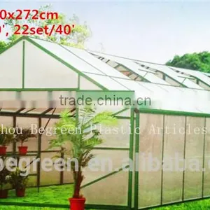 Commercial Poly Tunnel Polytunnel Aluminum Greenhouse for Sale thumbnail-1