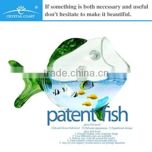 Hot Sale Unique Design Glass Bowl for Fish thumbnail-1