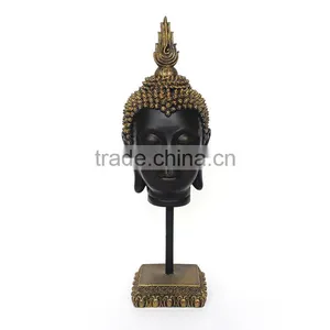 Handmade Resin Buddha Head Statue thumbnail-2