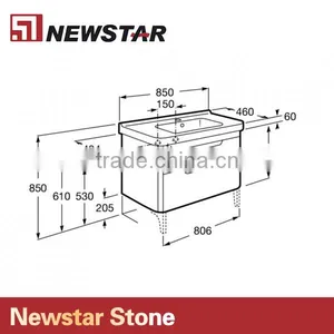 Custom Size Design Bathroom Base Cabinet thumbnail-1