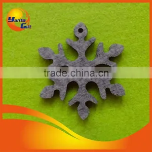 Felt Snowflake Decoration With String thumbnail-1