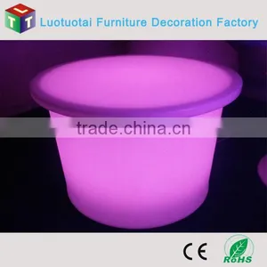 Round Led Bar Table for Cafeshop /garden/home/hotel/restaurant 16 Color Change thumbnail-4