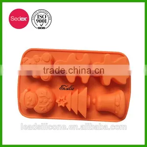 Christmas Gift Silicon Chocolate Cake Candy Mould thumbnail-2