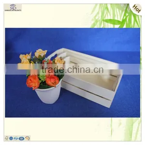 High Quality Heart Carving Fruit Vegetable Plywood Crate Tray thumbnail-6