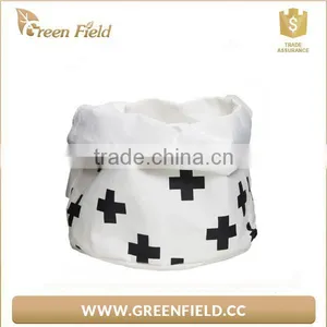 Green Field Nice Print Washable Kraft Paper Storage Bag thumbnail-4