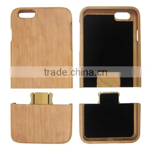 Natural Cherry Wood Phone Case,stuck up and Down Case for IPhone6 thumbnail-3