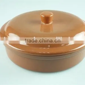 Terracotta Pot,stocklot Cheap Stoneware Pot, Terracotta Colour Soup& Stock Pots, thumbnail-1