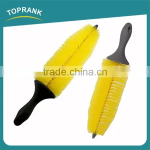 TPR Handle Auto Cleaning Brushes Ultimate Alloy Car Wheel Brush thumbnail-2