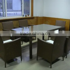 Outdoor Garden Furniture Dining Set Space Save Dining Table And Chair Set thumbnail-3