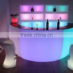 IP65 Waterproof PE Plastic Illuminated LED Bar Counter thumbnail-2