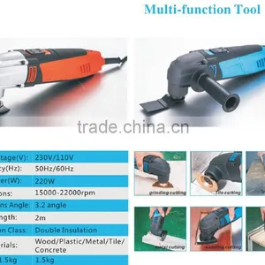 Hot 37pcs 220w Multi-Purpose Cutting Oscillating Vibrating Electric Power Tool Mini Multi Blade Rip Saw thumbnail-2