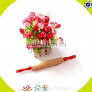 2017 Wholesale Cheap Wooden Utensil Sets W02B035 thumbnail-4