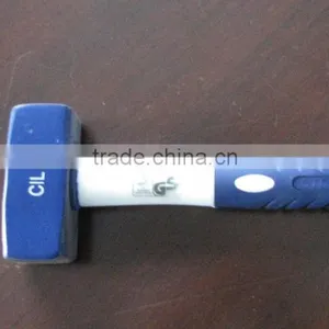 Carbon Steel Stoning Hammer 1000g With TPR Handle thumbnail-1