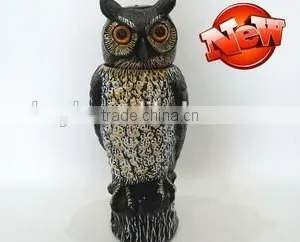 Cute Smart Garden Owl With Plastic Bobbling Head Activated Moving by Wind Action thumbnail-4