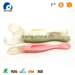 100% Food Grade Silicone Baby Spoon thumbnail-3